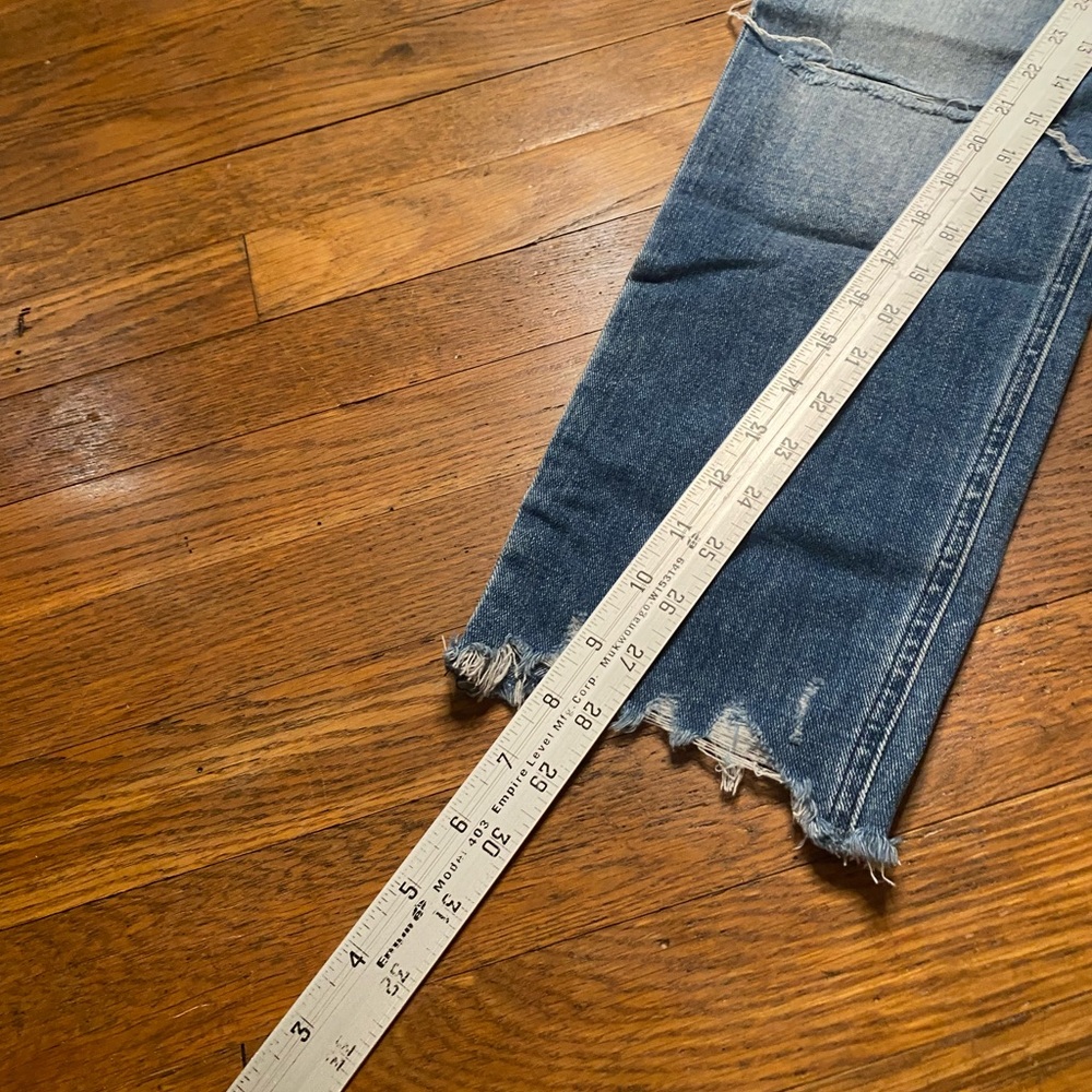 Rag & Bone Distressed Raw Hem Ankle Jeans Size 28 - Picture 4 of 11